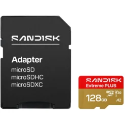 Sandisk Extreme PLUS microSDXC 128 GB – 250/120 MB/s