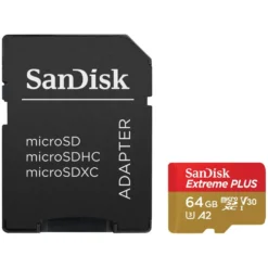 Sandisk Extreme Plus Micro-SD-kort 64 GB
