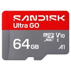 Sandisk microSD Ultra Go minneskort 64 GB – 140 MB/s