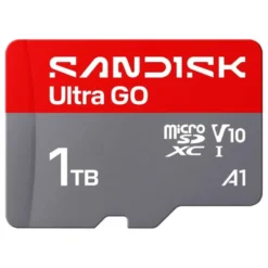 Sandisk microSD Ultra Go minneskort 1 TB – 190 MB/s