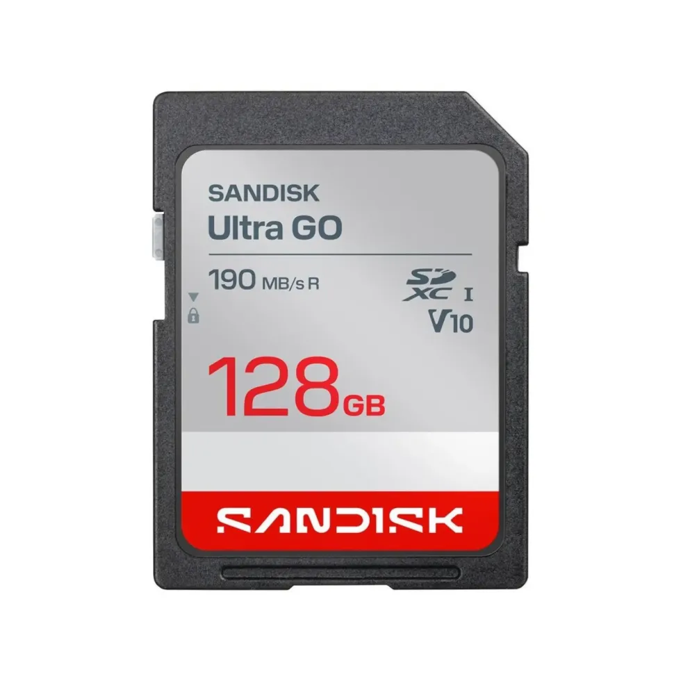 Sandisk SD Ultra GO SDXC-minneskort 190 MB/s 128 GB