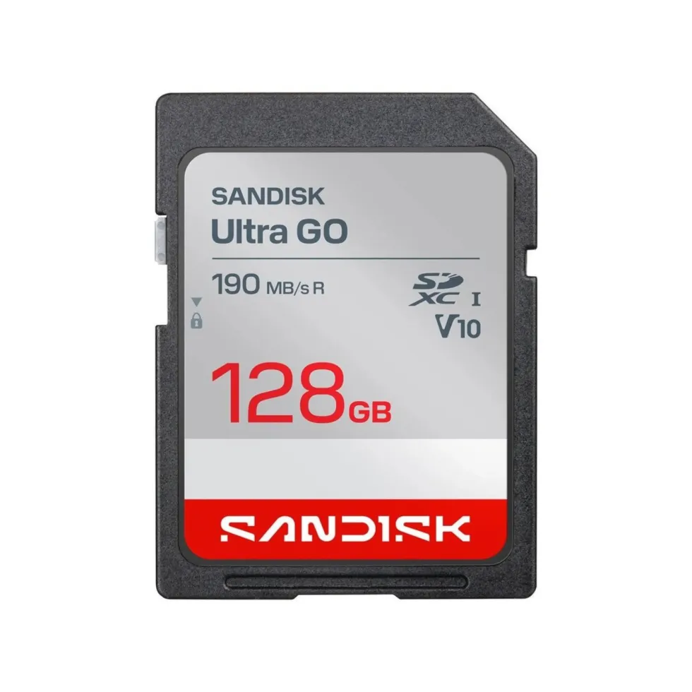 Sandisk SD Ultra GO SDXC-minneskort 190 MB/s 128 GB