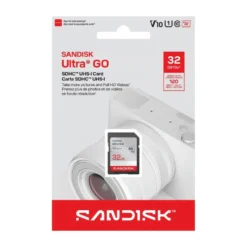 Sandisk Ultra Go SDHC-minneskort 32 GB