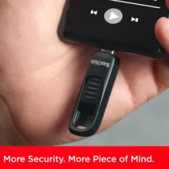 Sandisk Ultra Slider USB-minne med USB-C 256 GB