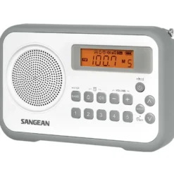 Sangean PR-D18 FM-radio med digital tuner Vit