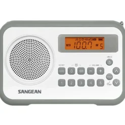 Sangean PR-D18 FM-radio med digital tuner Vit
