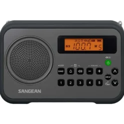 Sangean PR-D18 FM-radio med digital tuner Svart