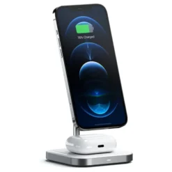 Satechi 2-in-1 Magnetic Wireless Charging Stand