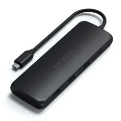 Satechi USB-C Multiadapter med SSD-plats Svart