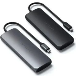 Satechi USB-C Multiadapter med SSD-plats Svart