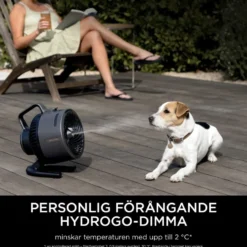 Shark FlexBreeze HydroGo dimfläkt Antracitgrå