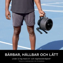 Shark FlexBreeze HydroGo dimfläkt Antracitgrå