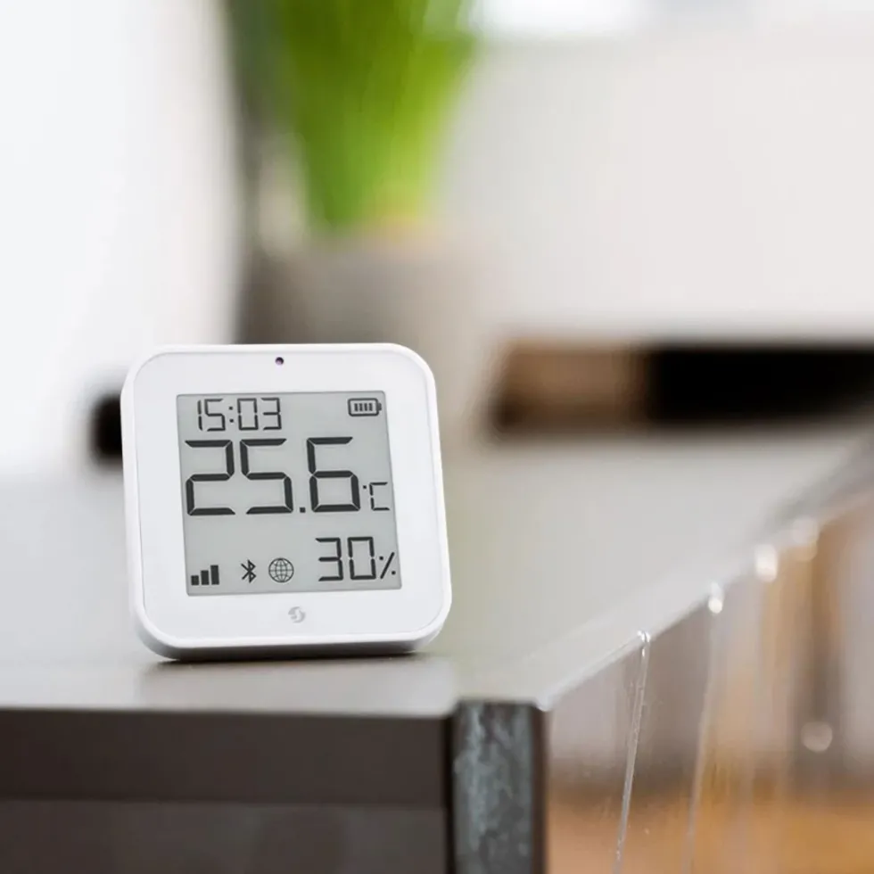 Shelly BLU H&T Display ZB sensor Vit