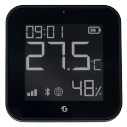 Shelly BLU H&T Display ZB sensor Svart