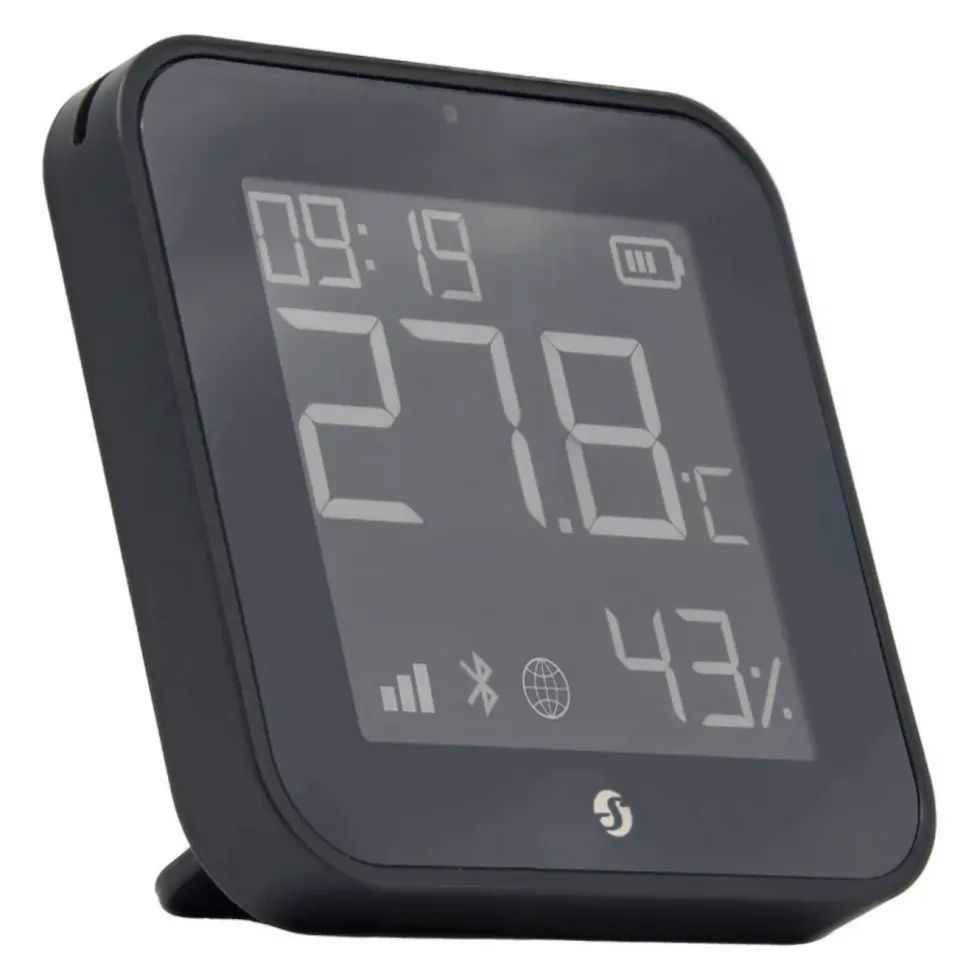 Shelly BLU H&T Display ZB sensor Svart