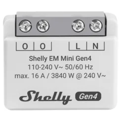 Shelly EM Mini Gen4 smart energimätare