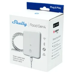 Shelly Flood Gen4 – smart vattensensor med läckagekabel