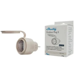 Shelly Outdoor Plug S Gen3 smart utomhuskontakt Mocha