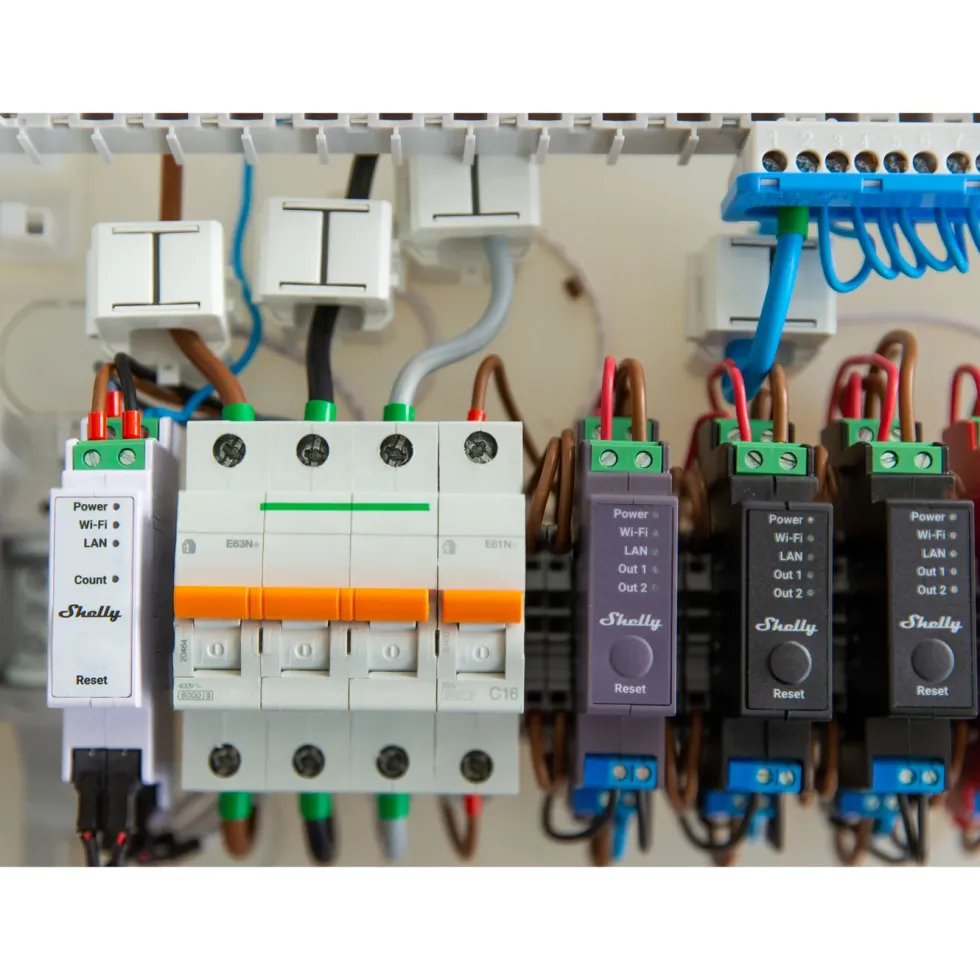 Shelly Pro 3EM Energimätare 120 A