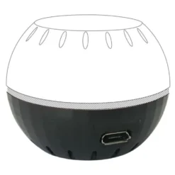 Shelly USB Add-on till Shelly H&T Svart