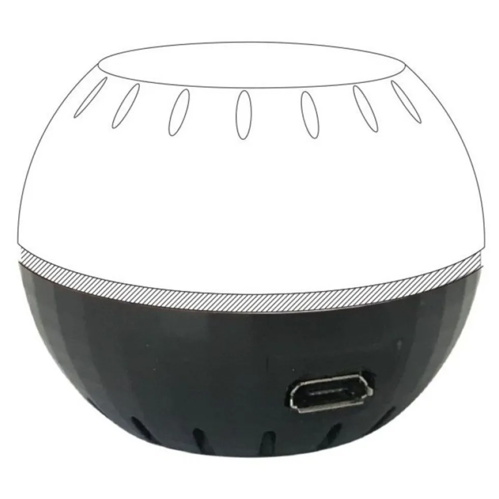 Shelly USB Add-on till Shelly H&T Svart