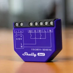 Shelly 0/1–10 V PM Gen3 smart dimmermodul