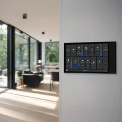 Shelly Wall Display XL smart kontrollpanel Svart