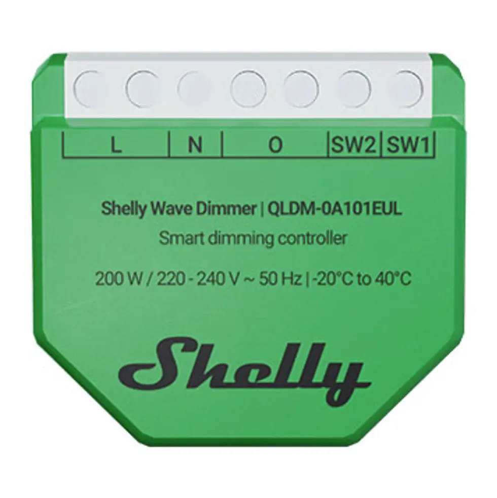 Shelly Wave Dimmer EU LR – Z-Wave 800-dimmer med Long Range