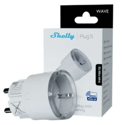Shelly Wave Plug S LR – smart Z-Wave-plugg med energimätning Vit