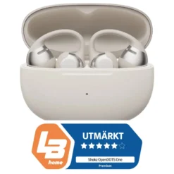 Shokz OpenDots One – Trådlösa öppna clip-on-hörlurar Grå