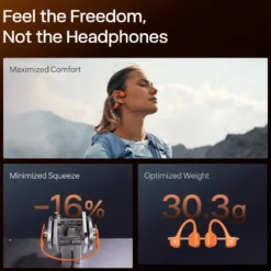 Shokz OpenRun Pro 2 Mini Trådlösa hörlurar Orange