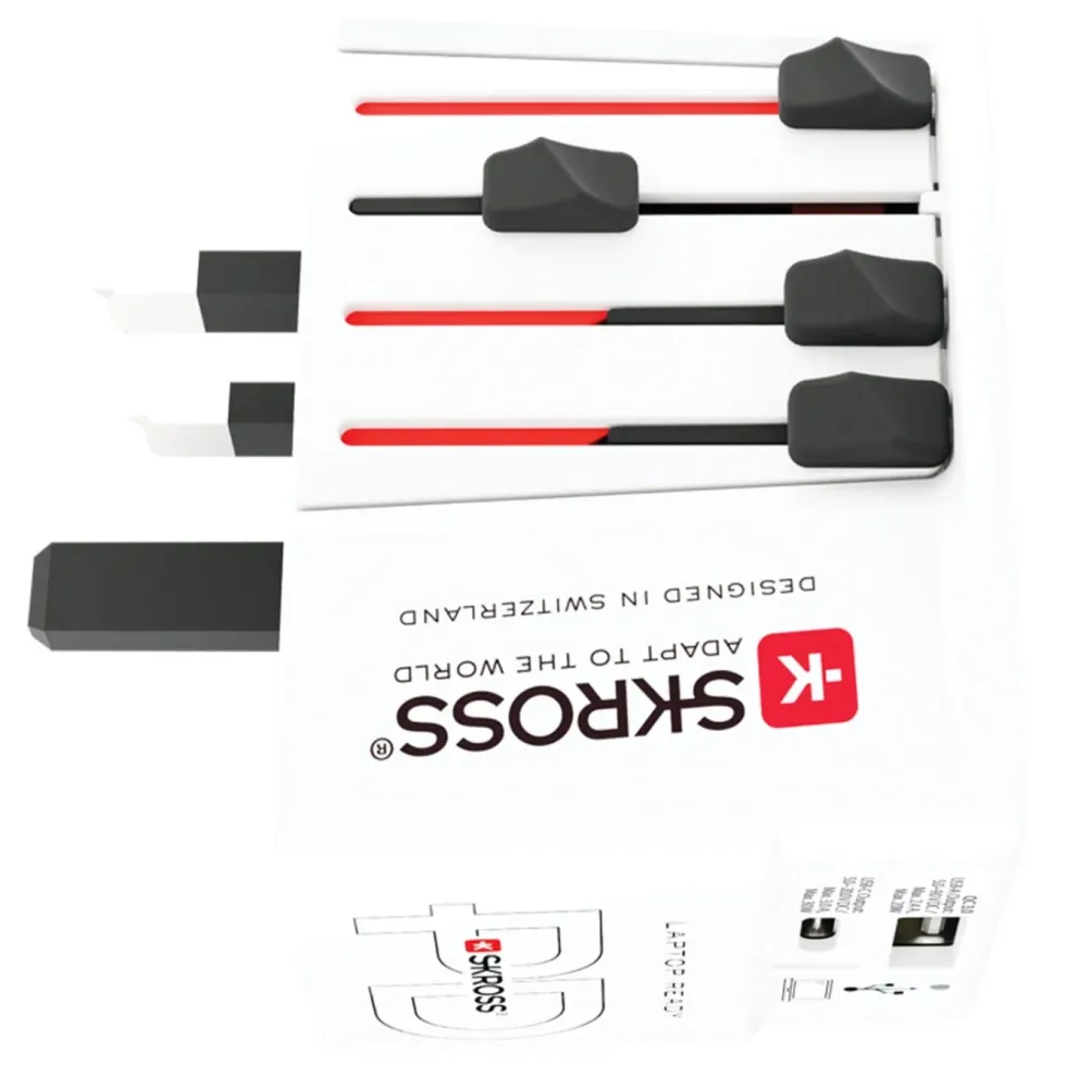 Skross AC30 PD ojordad reseadapter med USB PD 30 W