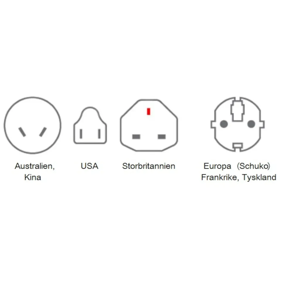 Skross Ojordad reseadapter Universal med USB