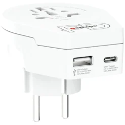 Skross Reseadapter Universal till Europa USB AC PD 20W