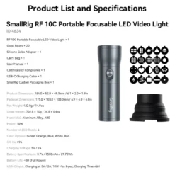 SmallRig LED Video Light RF 10C
