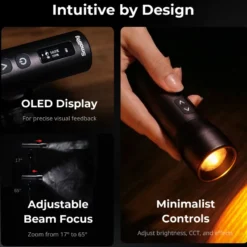 SmallRig RF 05B portabel LED-videolampa med zoom