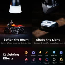 SmallRig RF 05B portabel LED-videolampa med zoom
