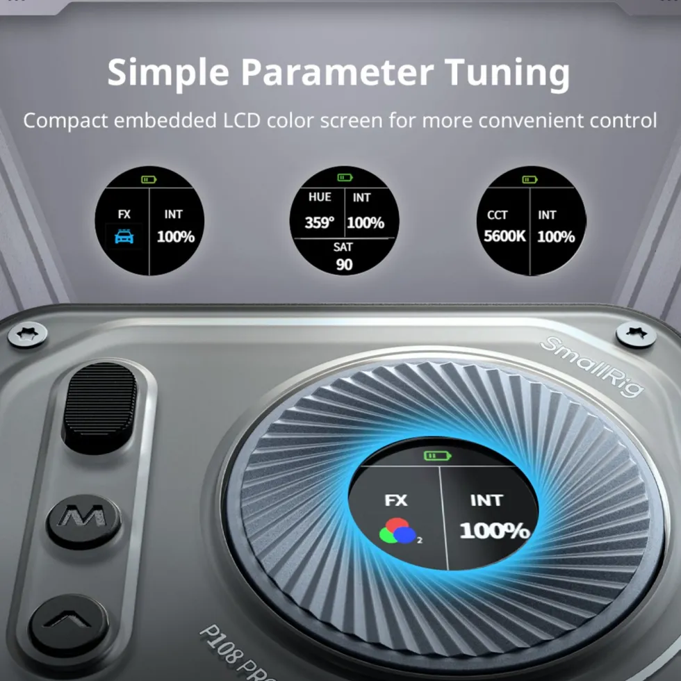 SmallRig Vibe P108 Pro mini-LED-videolampa