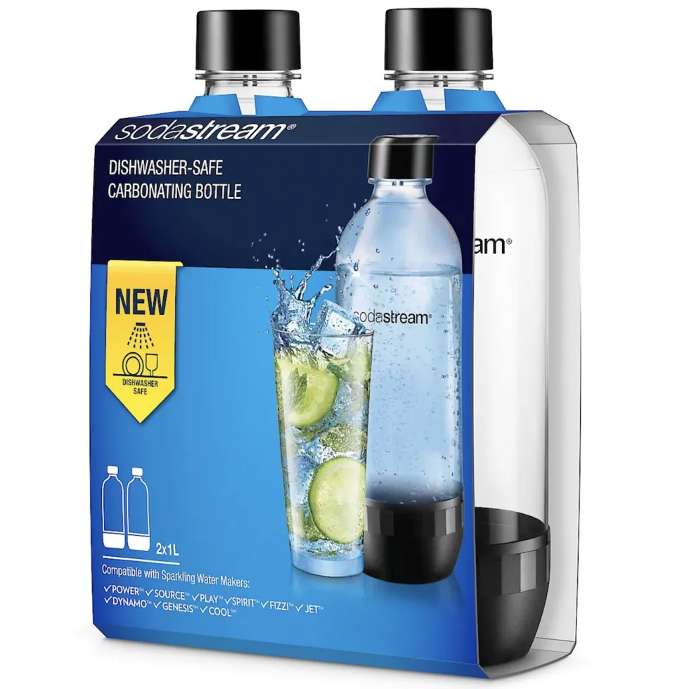 Sodastream Classic Flaska för Sodastream 1 l 2-pack