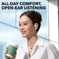 Soundcore AeroFit 2 Open-Ear hörlurar Vit