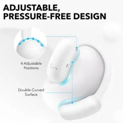 Soundcore AeroFit 2 Open-Ear hörlurar Vit