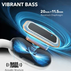 Soundcore AeroFit 2 Open-Ear hörlurar Vit