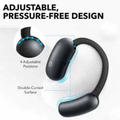 Soundcore AeroFit 2 Open-Ear hörlurar Svart