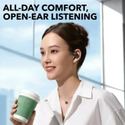 Soundcore AeroFit 2 Open-Ear hörlurar Svart