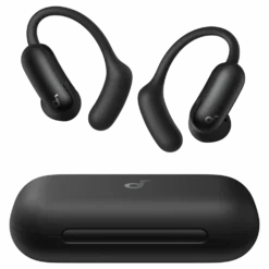 Soundcore AeroFit 2 Pro open ear-hörlurar med brusreducering Svart