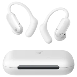 Soundcore AeroFit 2 Pro open ear-hörlurar med brusreducering Vit