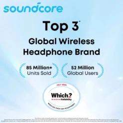 Soundcore AeroFit 2 Pro open ear-hörlurar med brusreducering Vit