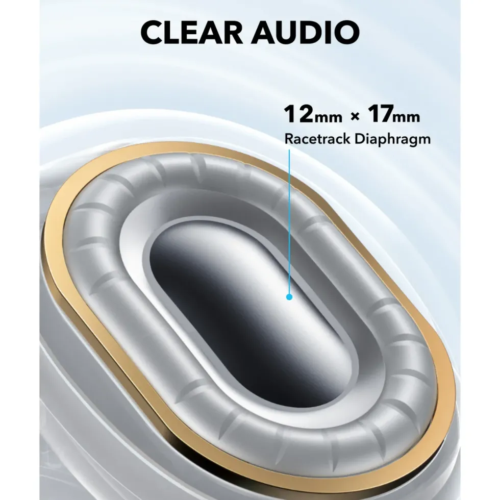 Soundcore C40i Desert-Bronze clip-on hörlurar