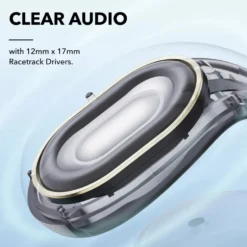 Soundcore C30i open ear-hörlurar med clip-on-design Svart