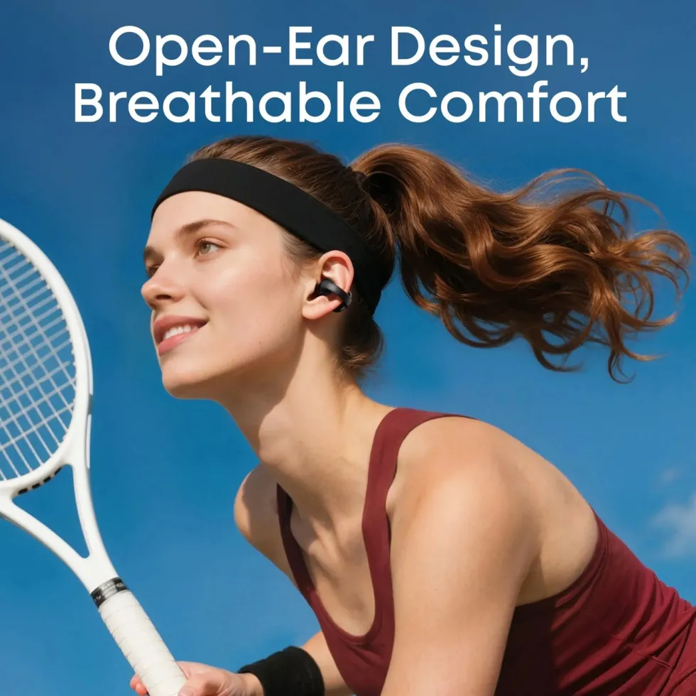 Soundcore C50i trådlösa open ear-hörlurar Svart